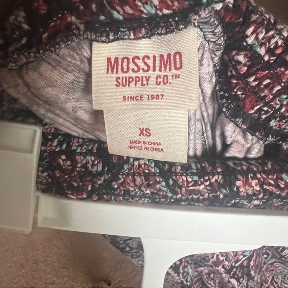 Mossimo Floral Paisley Flared Leg Pants Size XS Boho Hippie - Picture 8 of 8